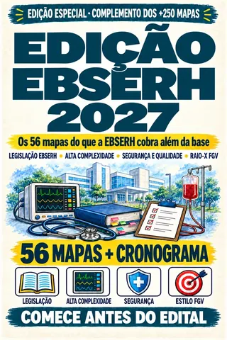 Capa da Edição EBSERH: 56 mapas exclusivos